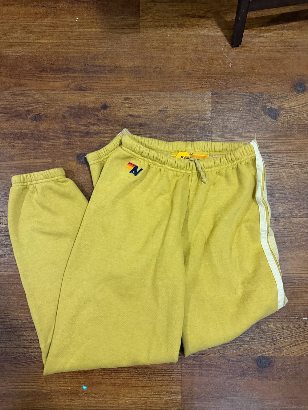 Aviator Nation Kids Mustard Yellow Jogger Sweatpants